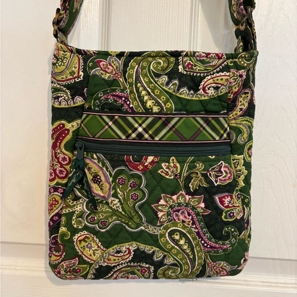 Vera Bradley Original Hipster Crossbody Bag in retired "Chelsea Green"